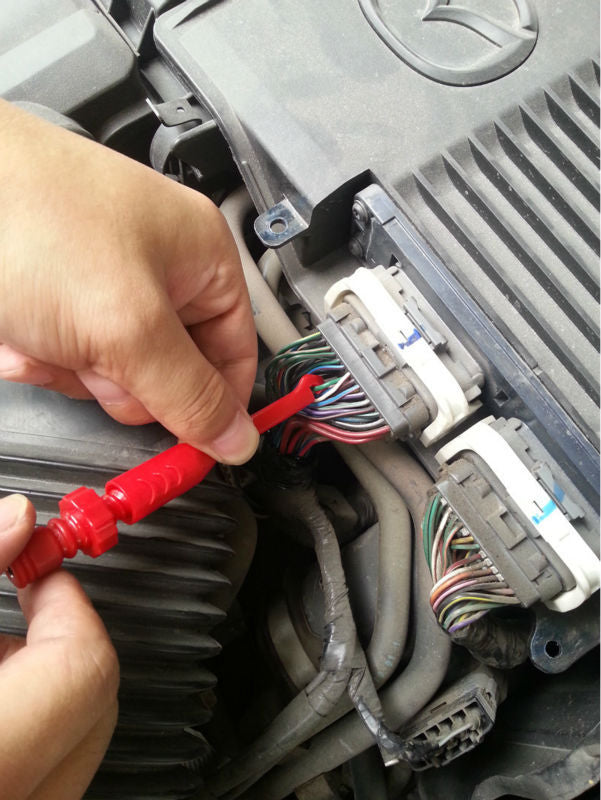 Cable Clips Piercing Test Clip with 4mm Banana seat Heavy-Duty Insulation Piercing Probe Automotive test Clip with back probe