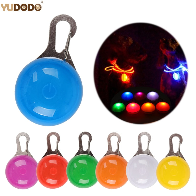 LED Night Safety Glowing Pendant That Clips on to Your Dogs Collar OR Can Clip on to Personal Key Chains.