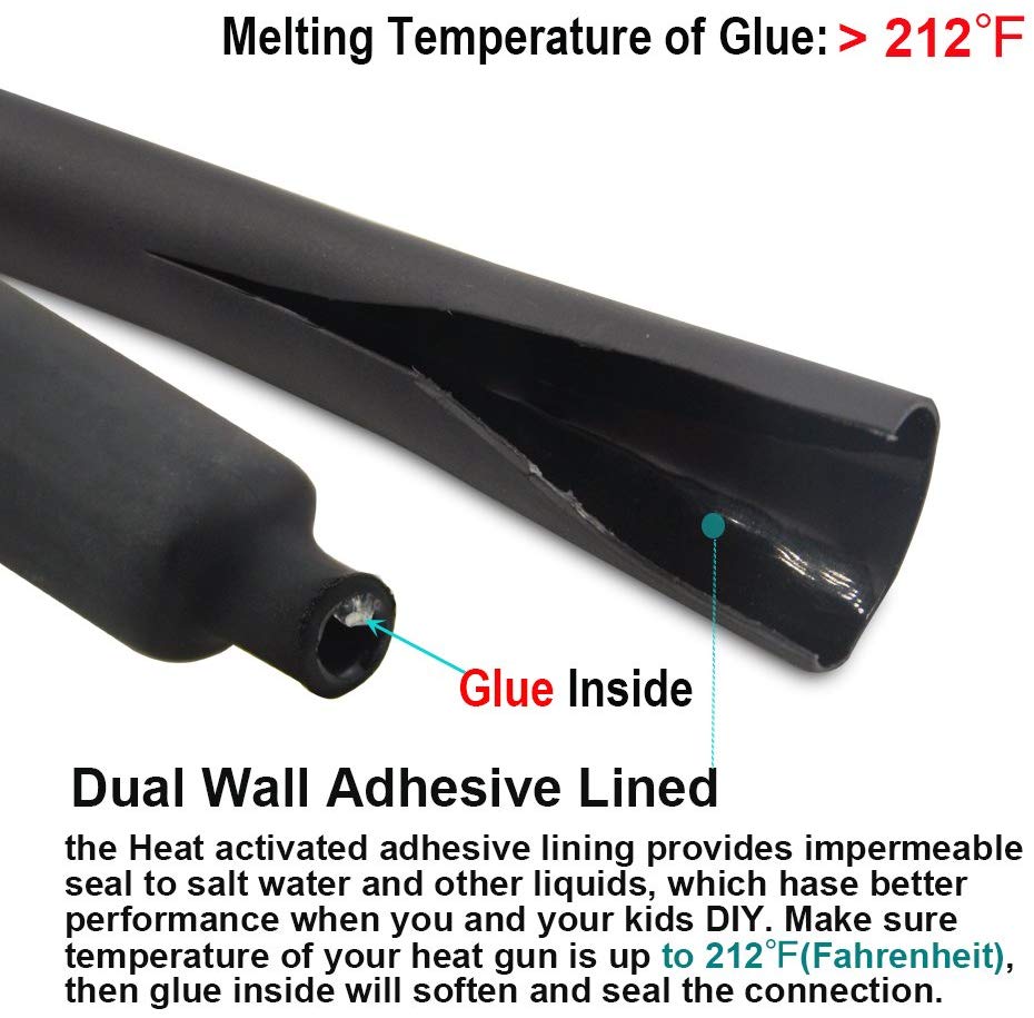 270Pcs/set 3:1Sleeving Wrap Wire Car Electrical Cable Tube kits Heat Shrink Tube Tubing Polyolefin Mixed Color