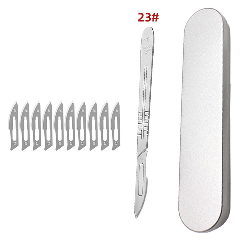 Carbon Steel Carving Metal Scalpel handle 11# 23#