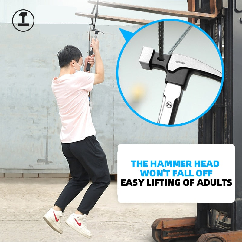 GREENER Heavy Claw Hammer 100Z/130Z Nail puller Hammer Steel Woodworking Striking Tools Magnetic Automatic Nail Suction Hammer