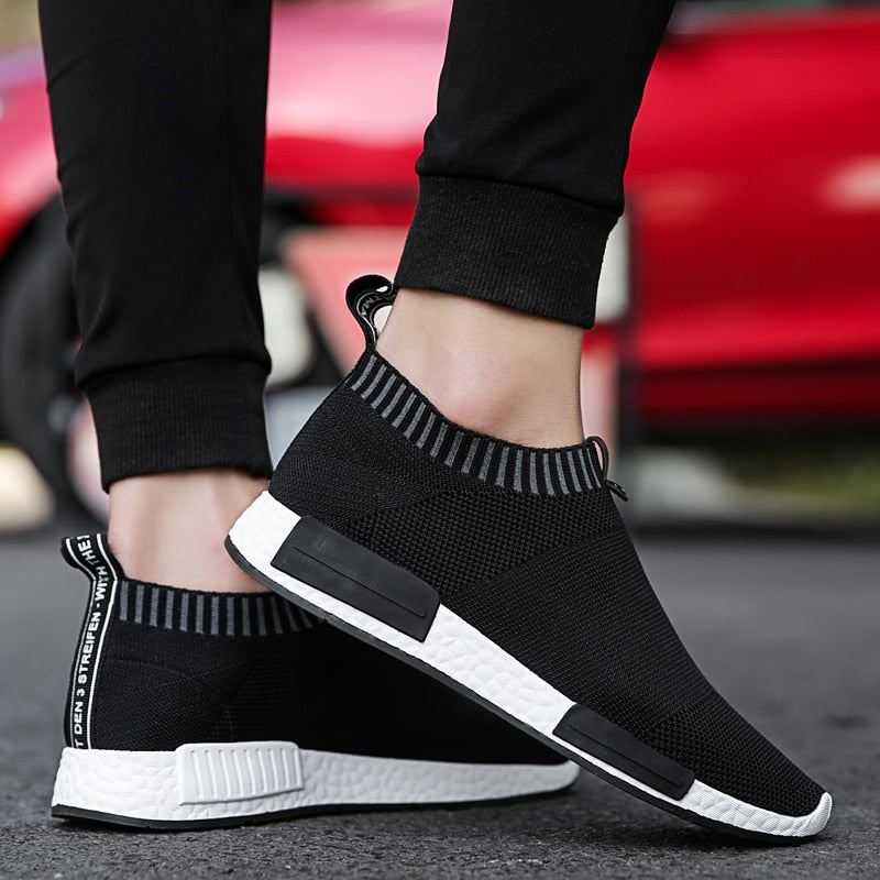 Men's Breathable Running Shoes 47 Casual Fashion Outdoor Mens Sports Shoes 46 Light Socks Large Size Men's Jogging Sneakers