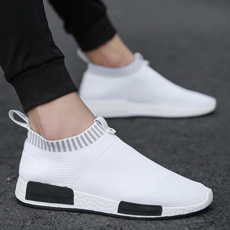 Men's Breathable Running Shoes 47 Casual Fashion Outdoor Mens Sports Shoes 46 Light Socks Large Size Men's Jogging Sneakers