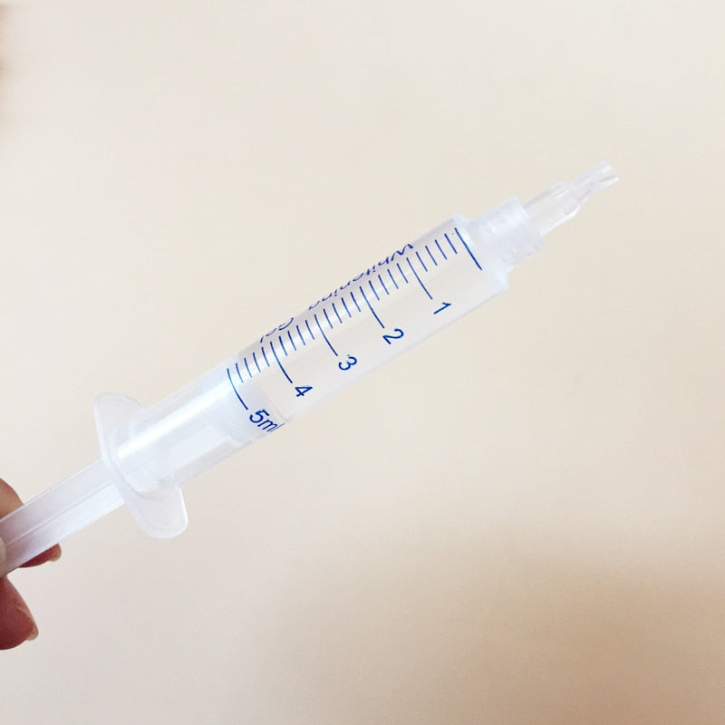 5pcs 5ML Teeth Whitening Peroxide Gel 10% 25% 35% Teeth Whitening Syringe hydrogen peroxide Gel