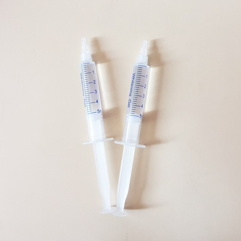 5pcs 5ML Teeth Whitening Peroxide Gel 10% 25% 35% Teeth Whitening Syringe hydrogen peroxide Gel