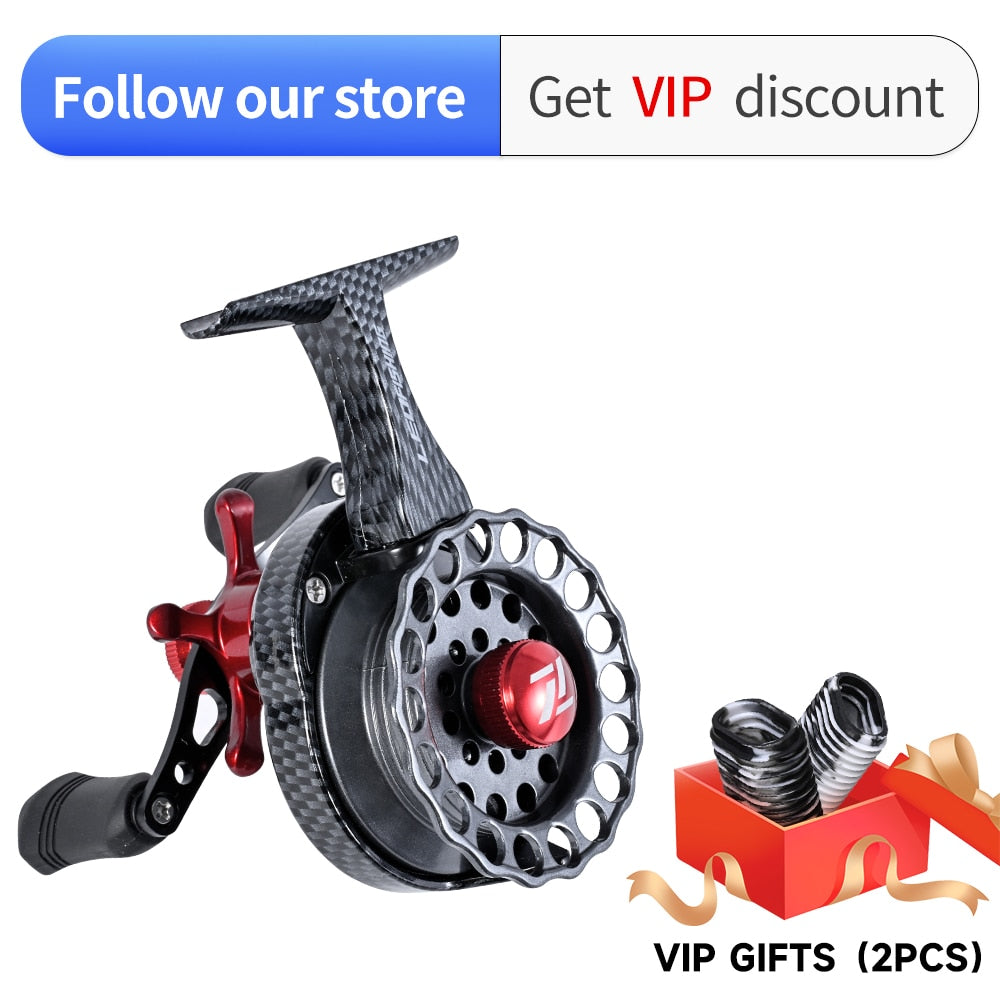 LEOFISHING Professional Coil Spinning Ice Reels Fishing Goods 4 + 1BB 2.6:1 for Fishing Rods Max Power 18KG Fishing Accessories