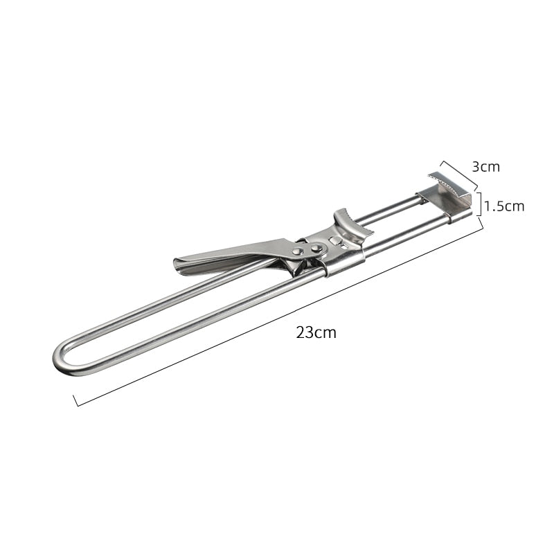 Can Opener Adjustable Stainless Steel Non-Slip Multifunction Manual Jar Bottle Opener