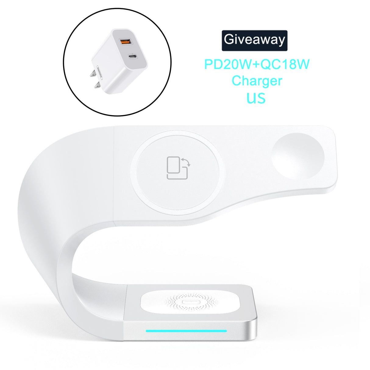 REMAX Magnetic Wireless Charger Stand 15W Induction Universal IP14 Quick Charging Dock