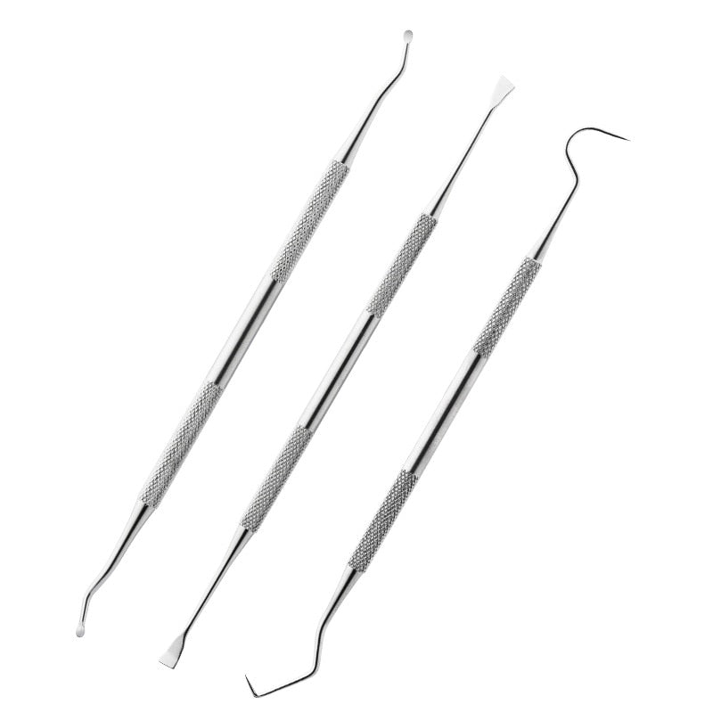 6pc/8pc Dental Mirror Stainless Steel Dental Dentist Prepared Tool Set Probe Tooth Care Kit Instrument Tweezer Hoe Sickle Scaler