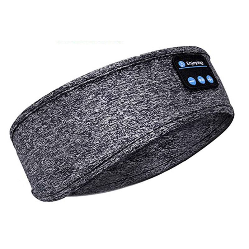 Bluetooth Headband Soft Elastic Comfortable to sleep listen to Wireless Music can be used Head/ Eye Mask