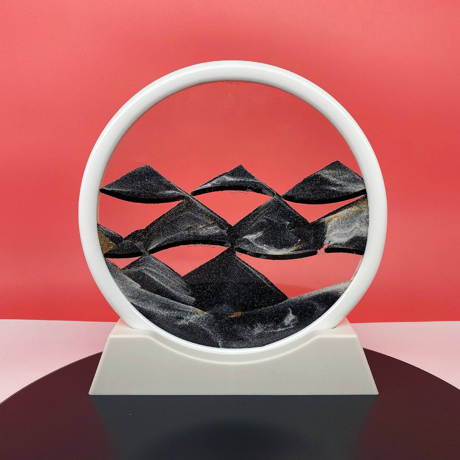 3D Moving Sand Art Nordic Creative Oranment Liquid Hourglass Flowing Sand