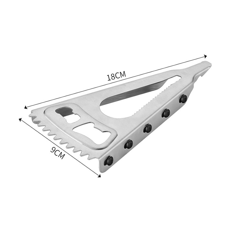 Can Opener Adjustable Stainless Steel Non-Slip Multifunction Manual Jar Bottle Opener