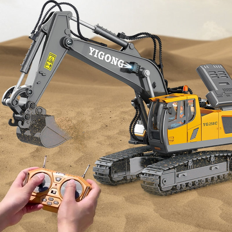 RC Car Children Toys Remote Control Car Toys Radio Control Excavator Dump Truck-Bulldozer