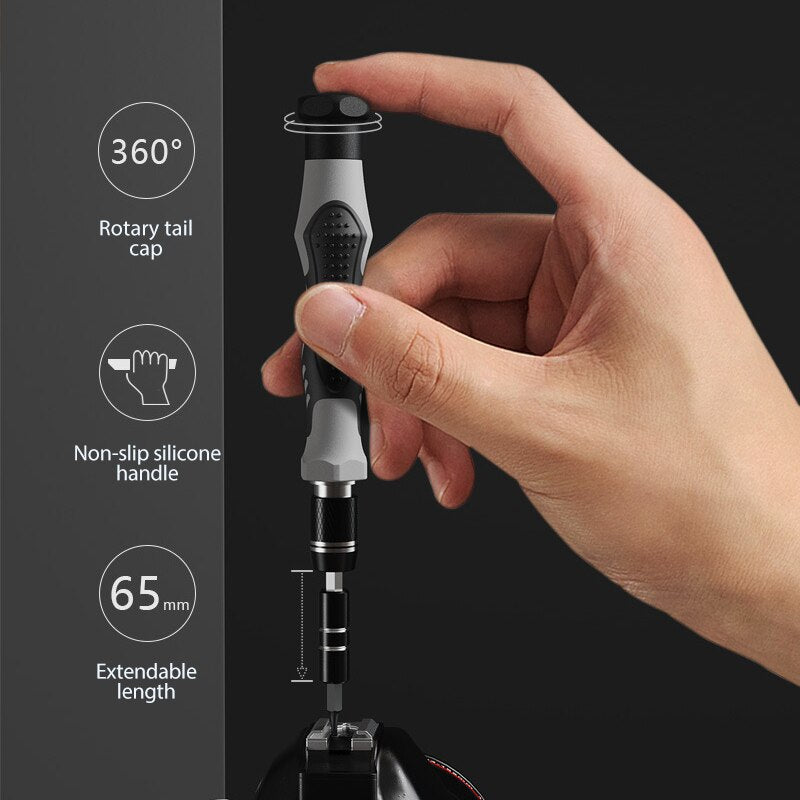 ONENUM Precision Screwdriver Set 25/39/63/130/132/145/170 In 1 Phillips Screw Bits Non-slip Handle Combinational Kit Repair Tool