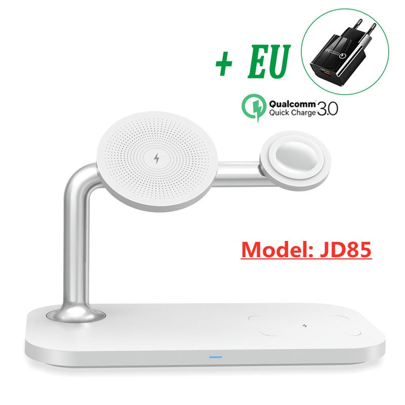 30W 3 in 1 Magnetic Wireless Charger Stand For iPhone 13 12 Pro Max Apple Watch Macsafe Fast Charging for Airpods iWatch 7 6