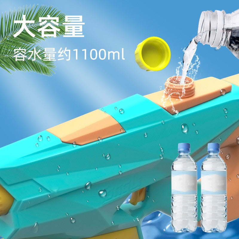 Water Gun Toy High Capacity Multiple Modes Long Range