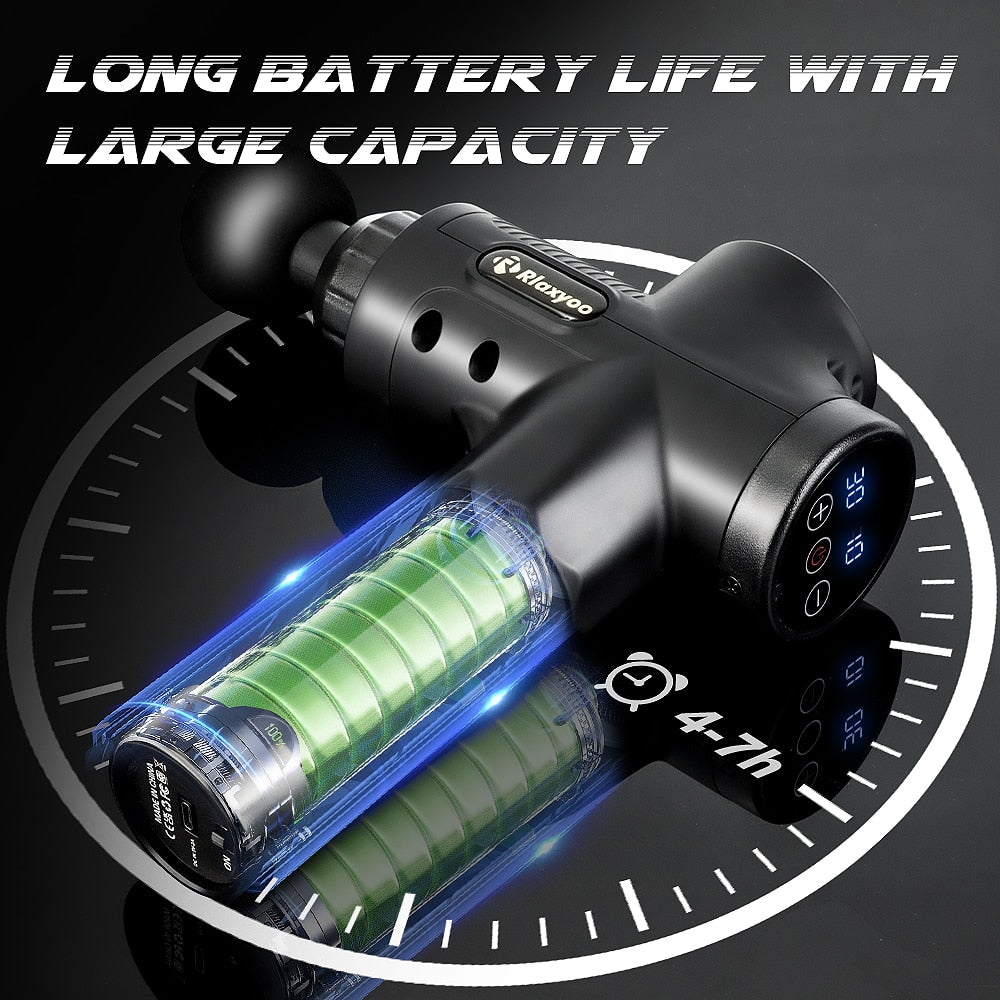 High frequency Massage Gun Relaxation Electric Massager with Portable Bag