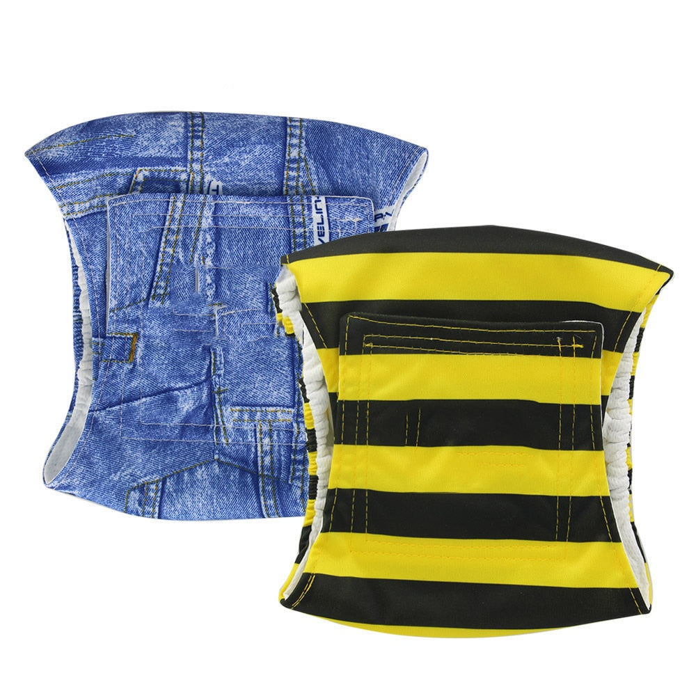 Durable Washable Male Dog Diaper Wraps