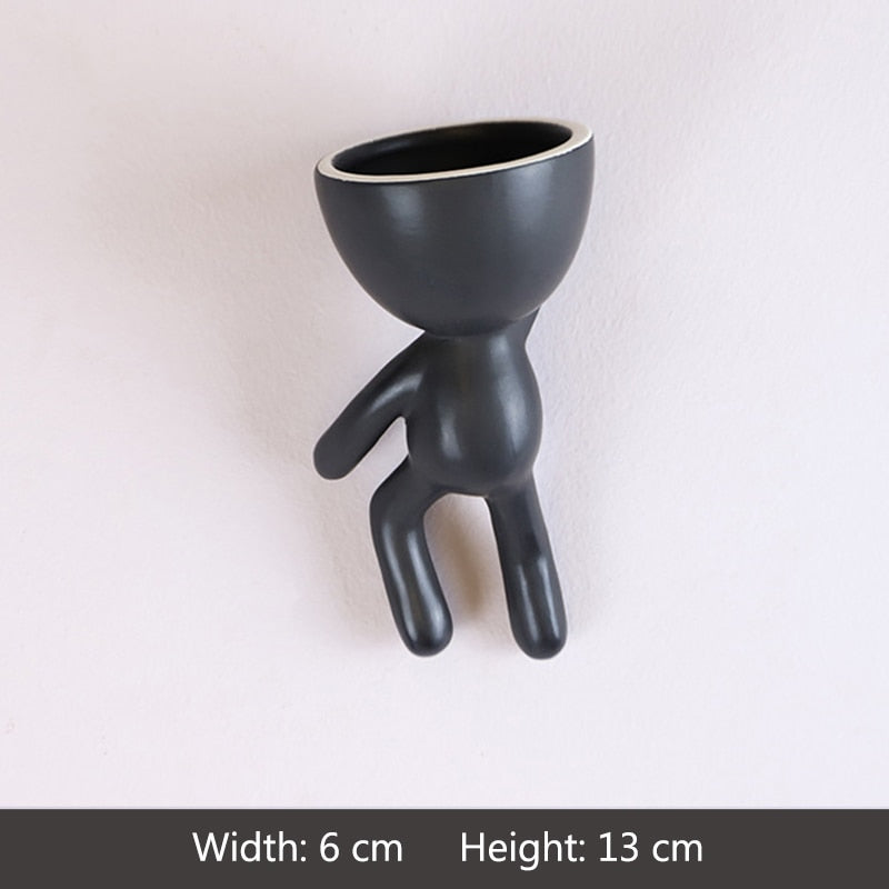Humanoid Ceramic Flower Pot Succulent Planter
