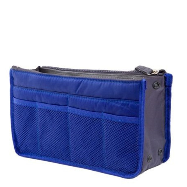 ladies nylon travel Organizer, can be inserted in a purse or handbag