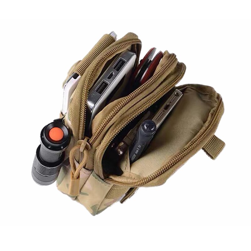 Molle Tactical Pouch Military Belt Waist Bags Outdoor Phone Travel Camping Pouches Case Pocket EDC Sports Army Camo Hunting Bag
