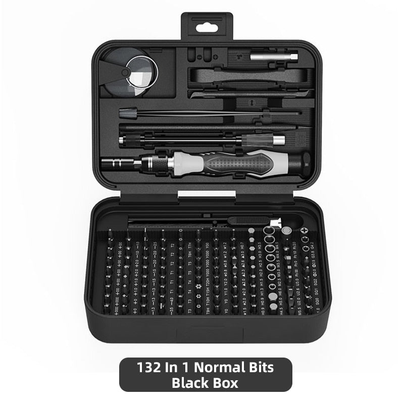 ONENUM Precision Screwdriver Set 25/39/63/130/132/145/170 In 1 Phillips Screw Bits Non-slip Handle Combinational Kit Repair Tool