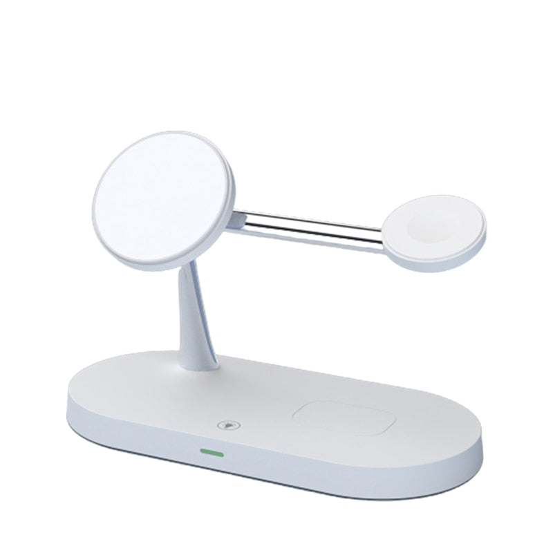 30W 3 in 1 Magnetic Wireless Charger Stand for iPhone 14 13 12 Pro Max Apple Watch Airpods Induction Fast Charging Station