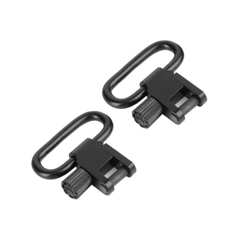 2Pcs/Set Quick Detach Gun Sling Swivels Stainless Steel Rifle Hunting Sling Swivels for Most Bolt Action Shooting Accessories