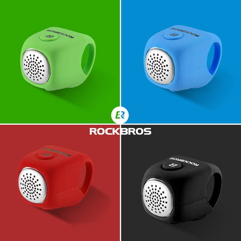 ROCKBROS Battery operated 110db Silicone/Waterproof Bike Horn.
