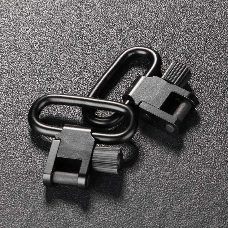 2Pcs/Set Quick Detach Gun Sling Swivels Stainless Steel Rifle Hunting Sling Swivels for Most Bolt Action Shooting Accessories