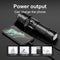 8000000LM XHP360 Powerful Flashlight High Power Tactical Flashlight Rechargeable Torch Light