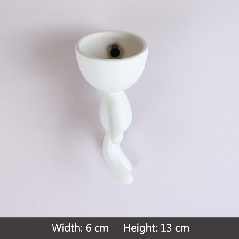 Humanoid Ceramic Flower Pot Succulent Planter