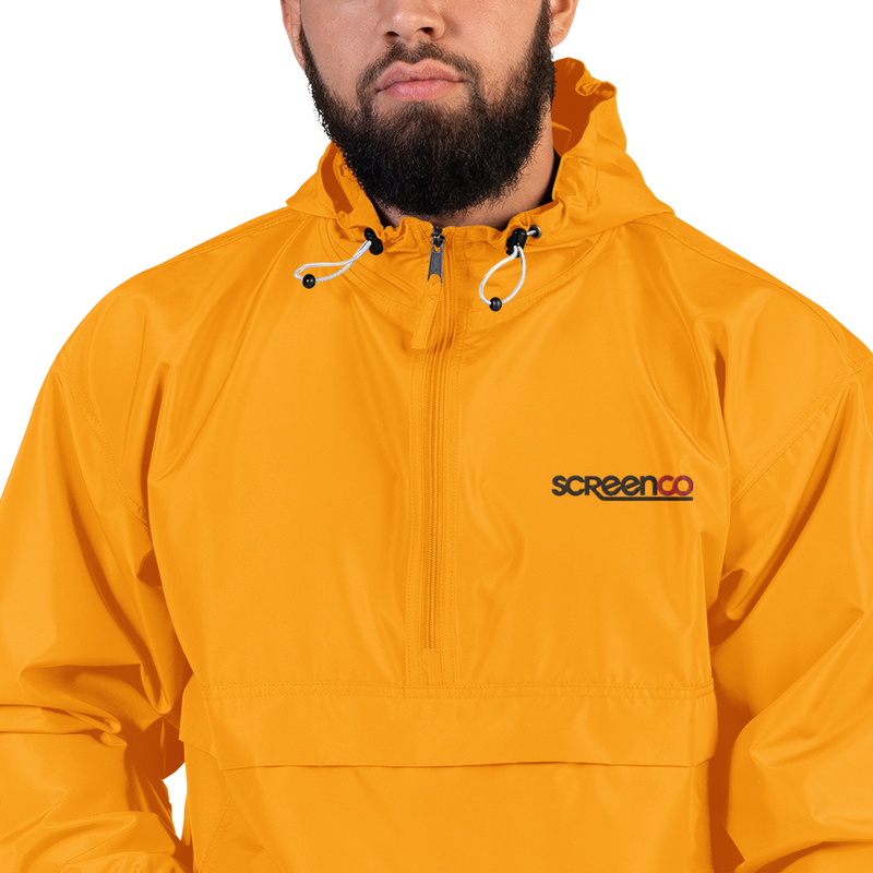 Screenco Embroidered Champion Packable Jacket