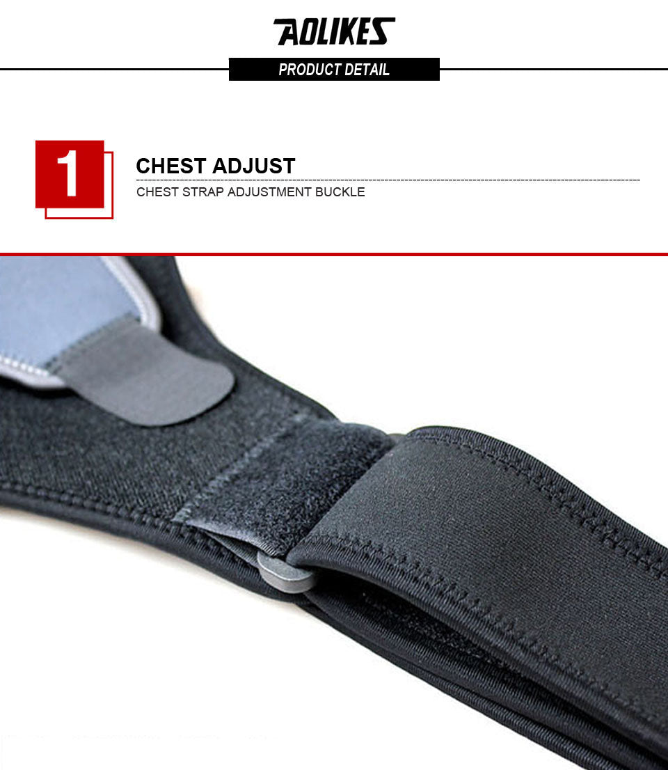 AOLIKES 1PCS Back Support Adjustable Bandage