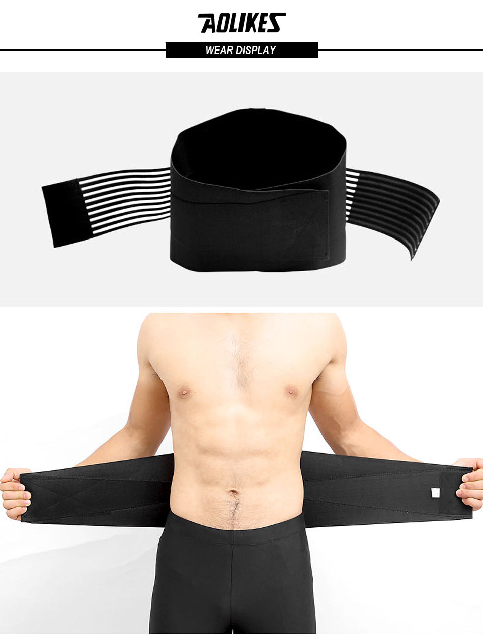 AOLIKES 1PCS Lumbar Support Waist/ Back Pain