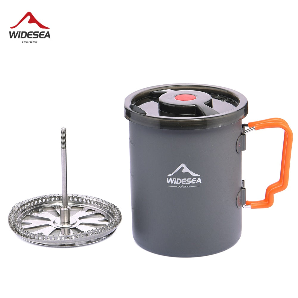 Widesea Camping Coffee Pot with French Press