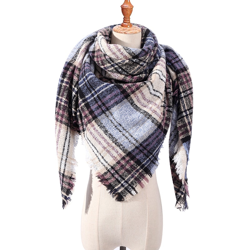 Plaid Winter Scarves