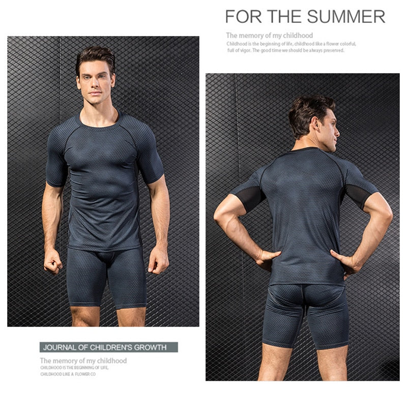 Compression Quick Dry Breathable Gym Shirt