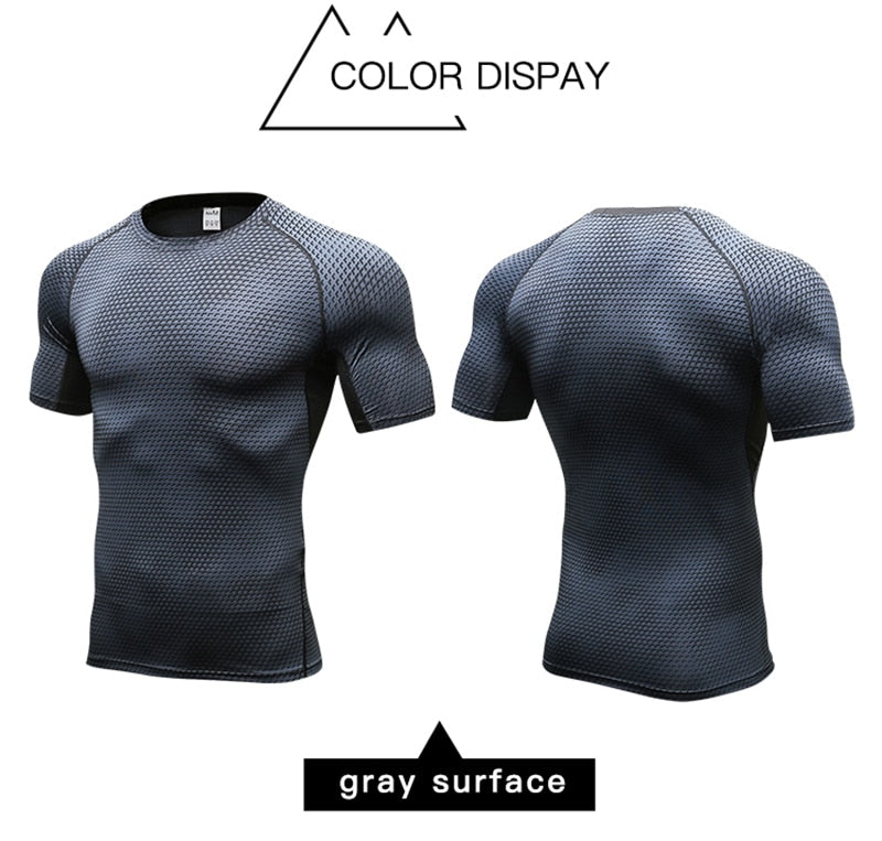 Compression Quick Dry Breathable Gym Shirt