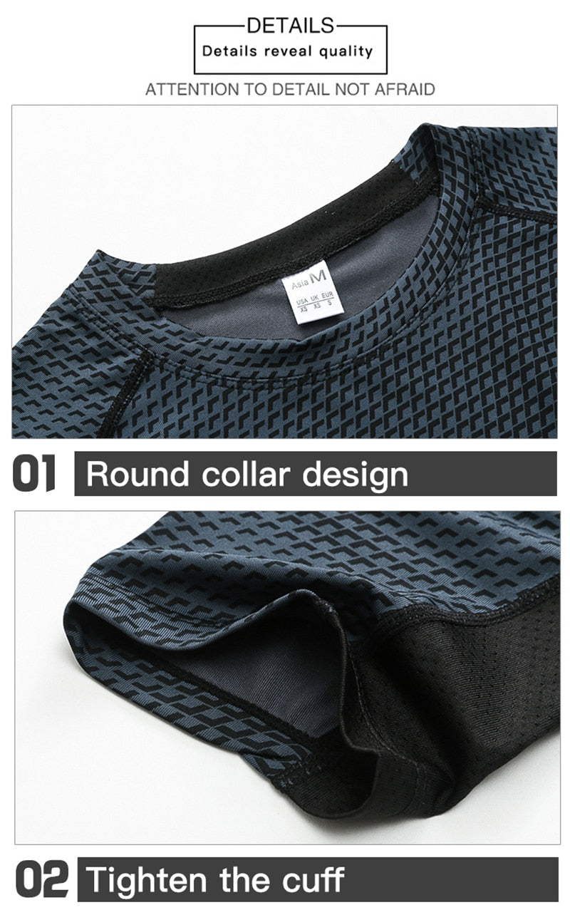 Compression Quick Dry Breathable Gym Shirt