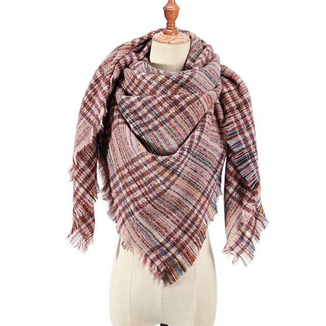 Plaid Winter Scarves