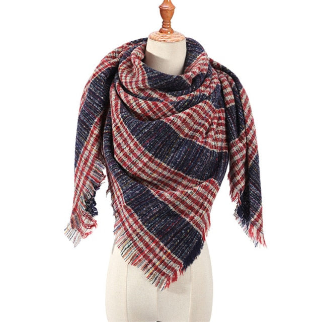 Plaid Winter Scarves