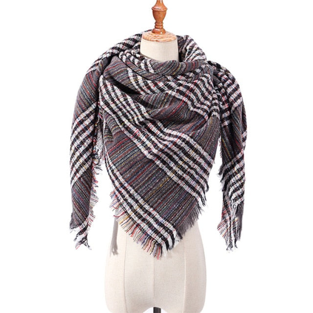 Plaid Winter Scarves
