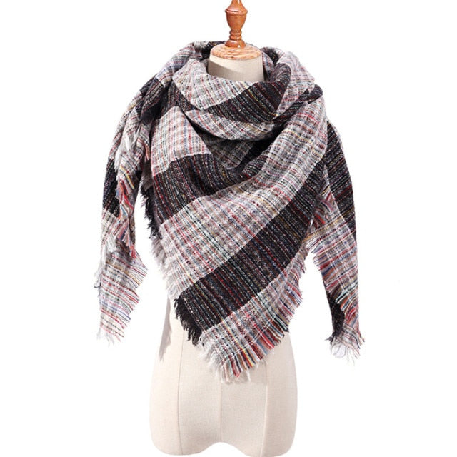 Plaid Winter Scarves