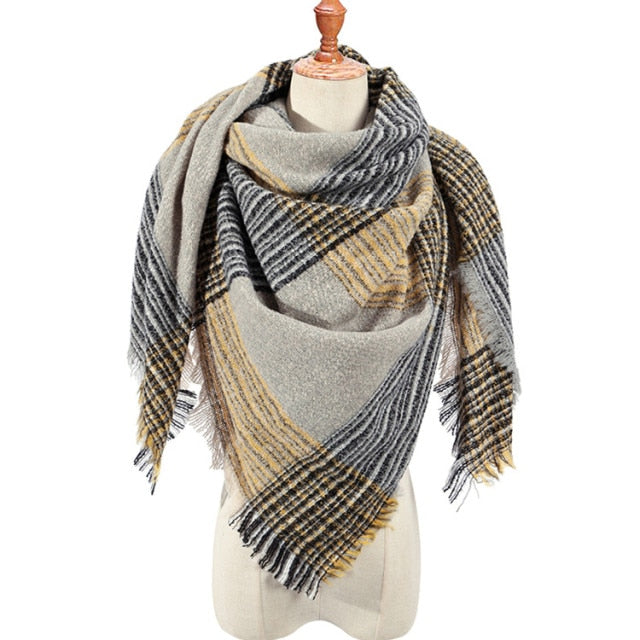 Plaid Winter Scarves