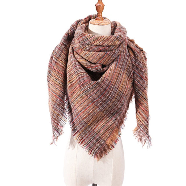 Plaid Winter Scarves