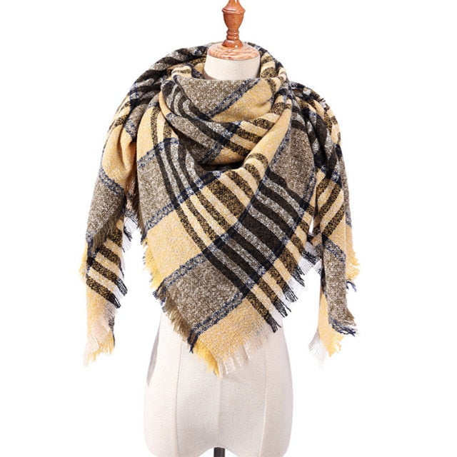 Plaid Winter Scarves