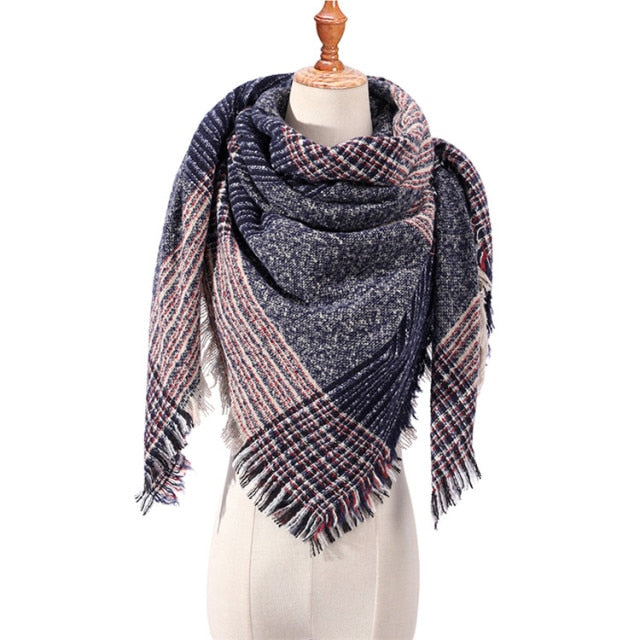 Plaid Winter Scarves