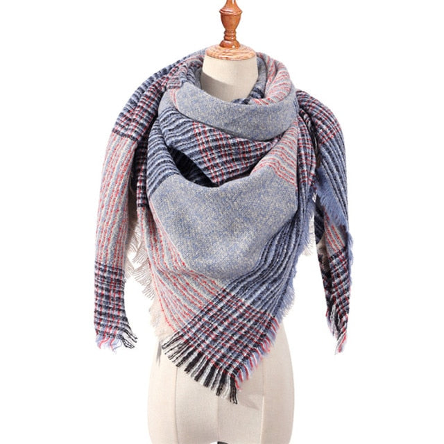 Plaid Winter Scarves