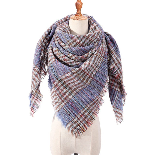 Plaid Winter Scarves